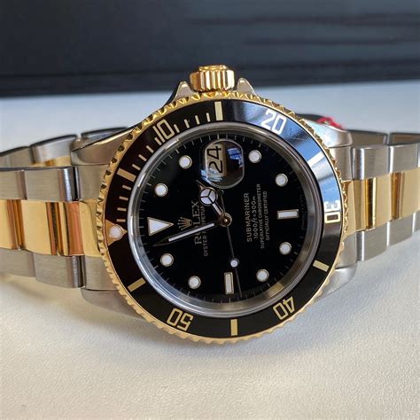 rolex gold black inside